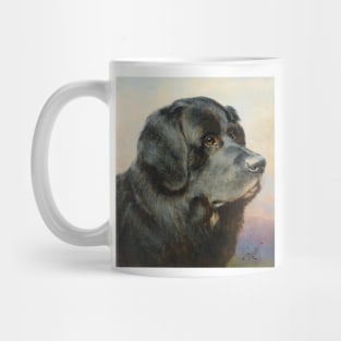 A Newfoundland Dog by Carl Reichert Mug